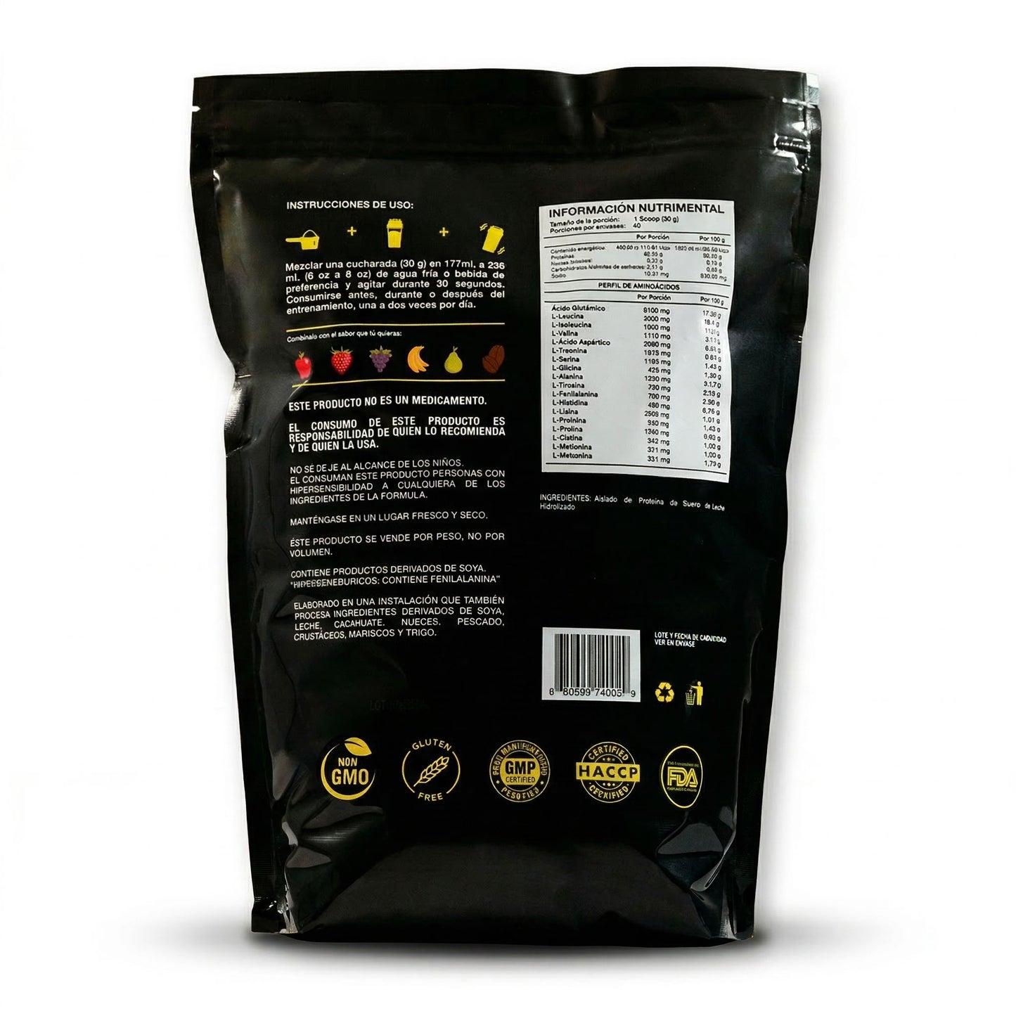 PROTEÍNA REAL 360 ISOLATADA | 1 SOLO INGREDIENTE