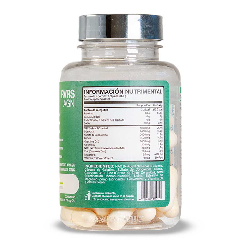 REVERSE AGING - NAC, NMN, Resveratrol, CoQ10