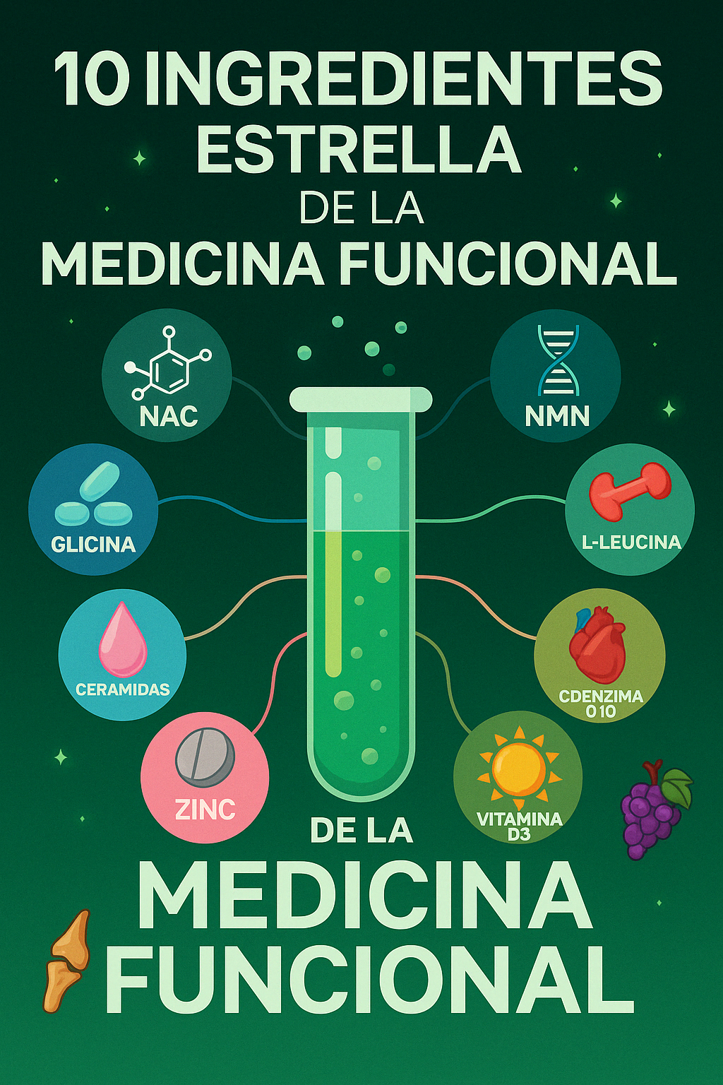 🧬 10 ingredientes estrella de la medicina funcional para vivir mejor (y más tiempo)