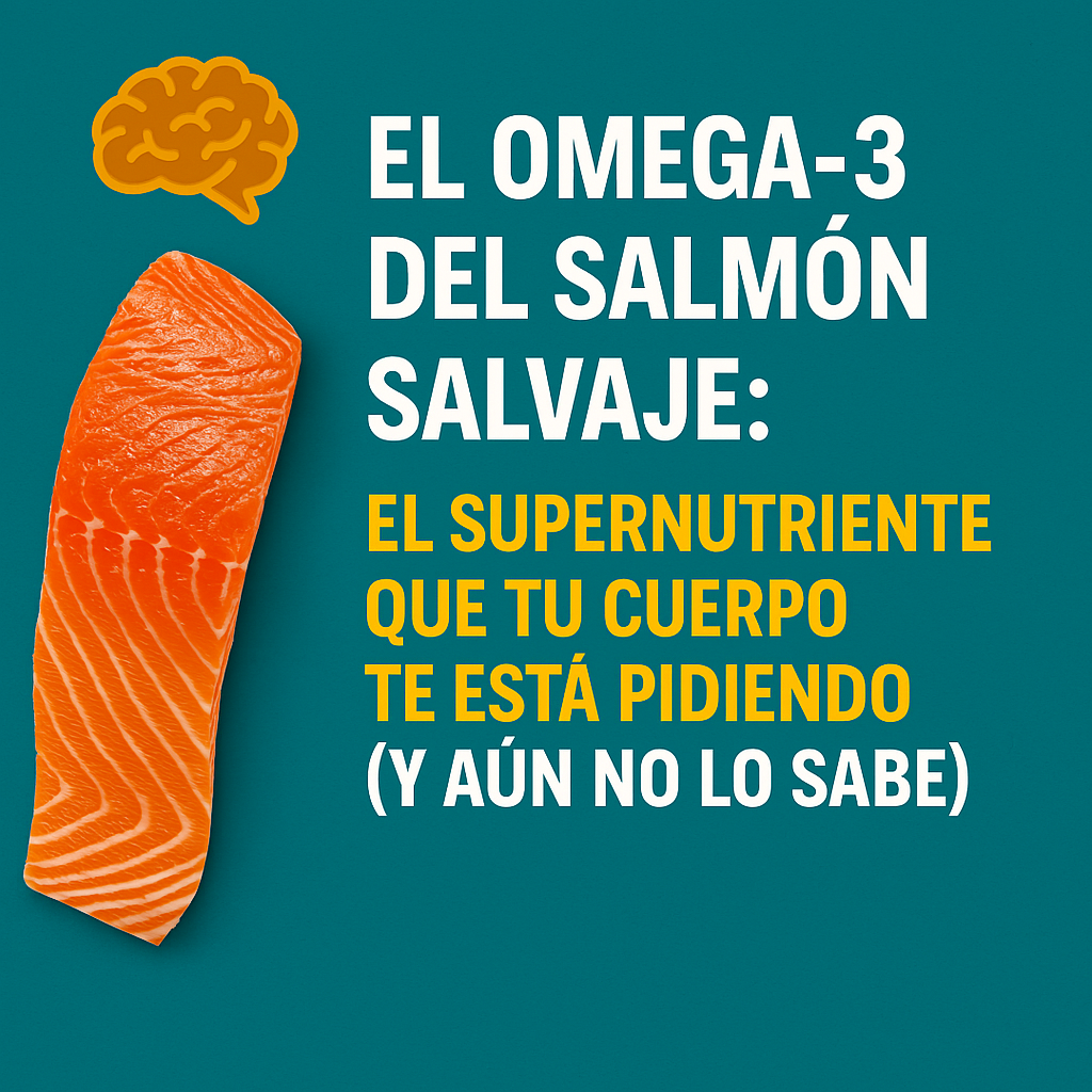 🧠🐟 El Omega-3 del salmón salvaje: el supernutriente que tu cuerpo te está pidiendo (y aún no lo sabe)