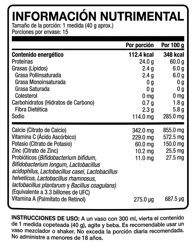 Ver Información Nutrimental
