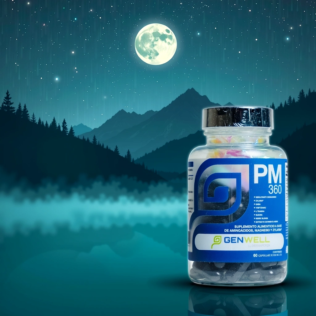 PM 360 - Zylaria, Bisglicinato de Magnesio, GABA, L-Triptófano, Glicina, L-Teanina