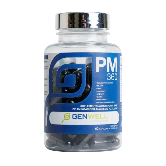 PM 360 - Zylaria, Bisglicinato de Magnesio, L-Triptófano, Glicina, L-Teanina, etc