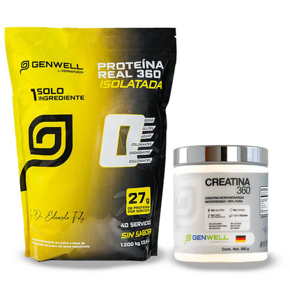 Kit Rendimiento - Proteína Real + Creatina 360