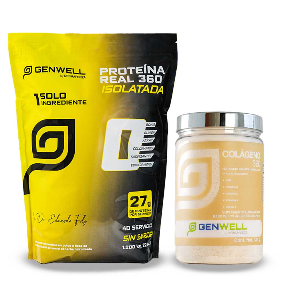 Kit Proteína Real + Colágeno 360