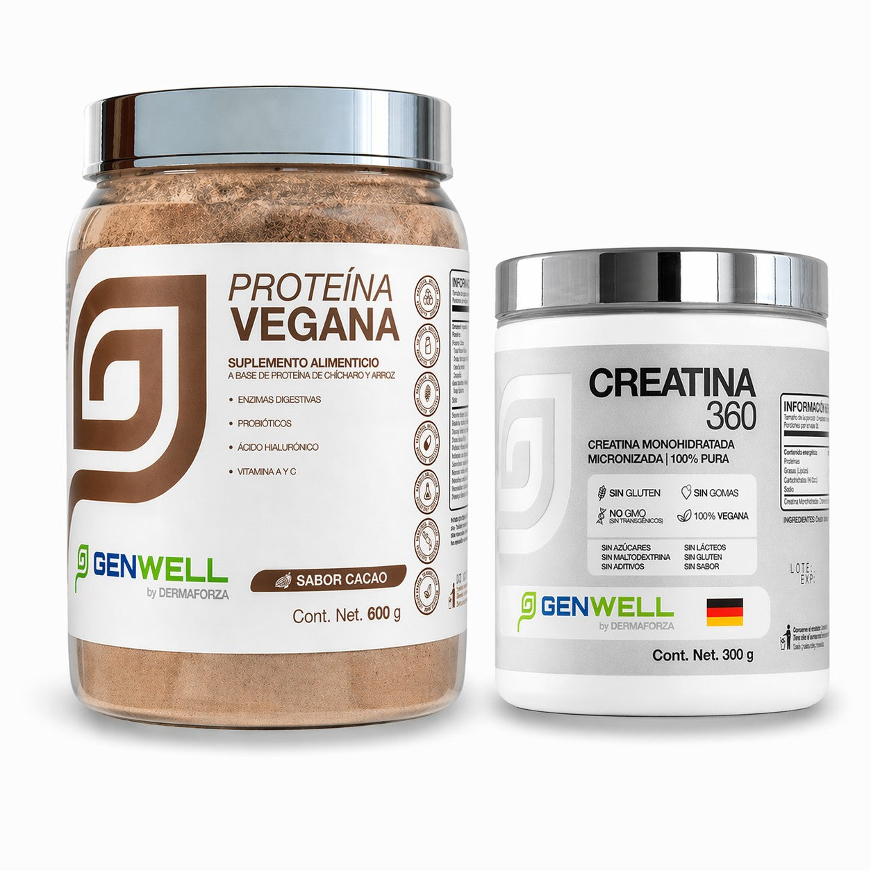 Kit Proteína Vegana + Creatina