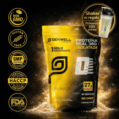 PROTEÍNA REAL 360 ISOLATADA | 1 SOLO INGREDIENTE