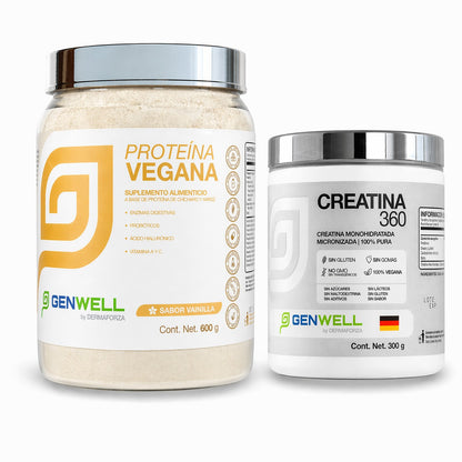 Kit Proteína Vegana + Creatina
