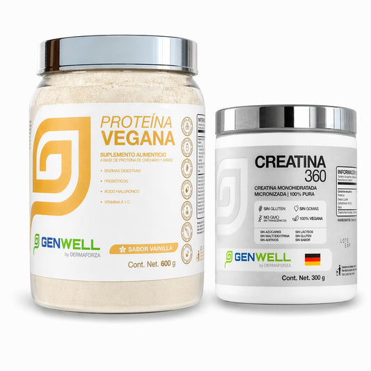 Kit Proteína Vegana + Creatina